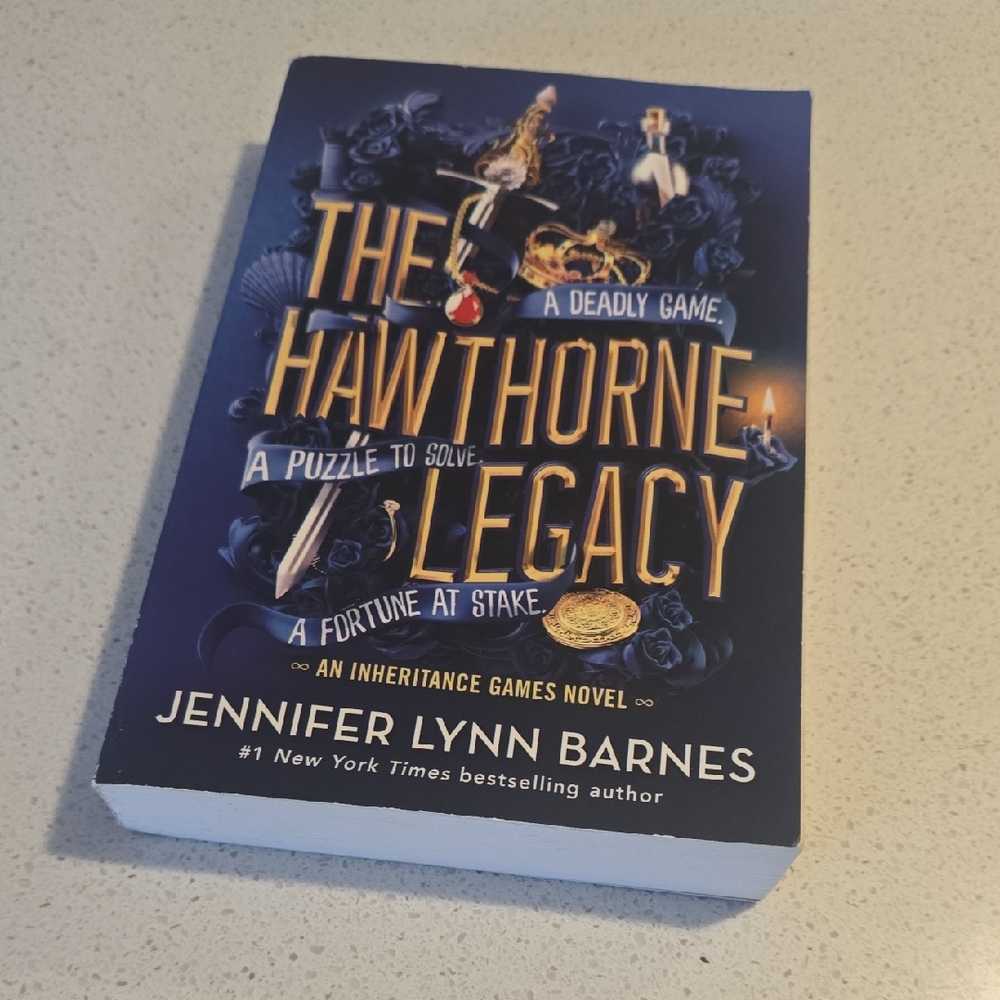 The Hawthorne Legacy by Jennifer Lynn Barnes - Blue Cover